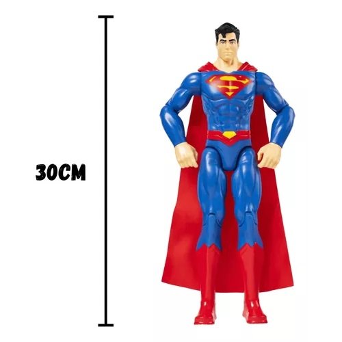 Boneco Superman Articulado Liga Justiça DC 30Cm