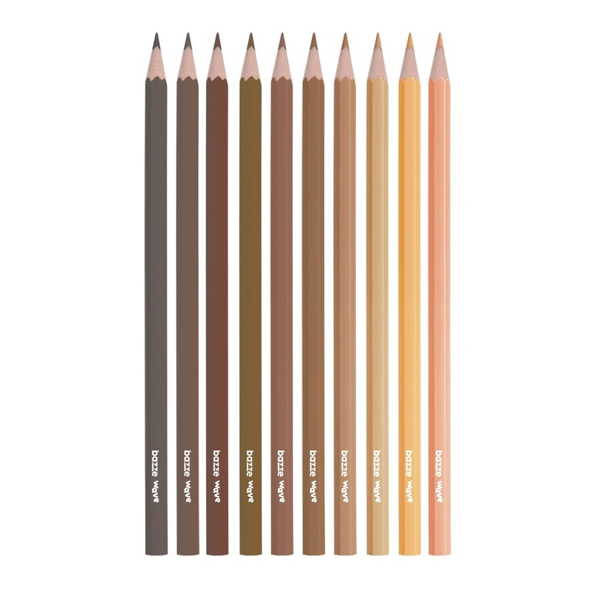 Lápis de Cor WAVE Tons de Pele 10 cores 904669