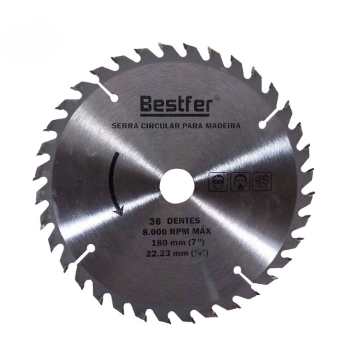 Serra Circular Videa 7'' X 36D para Esmerilhadeira BFH0578