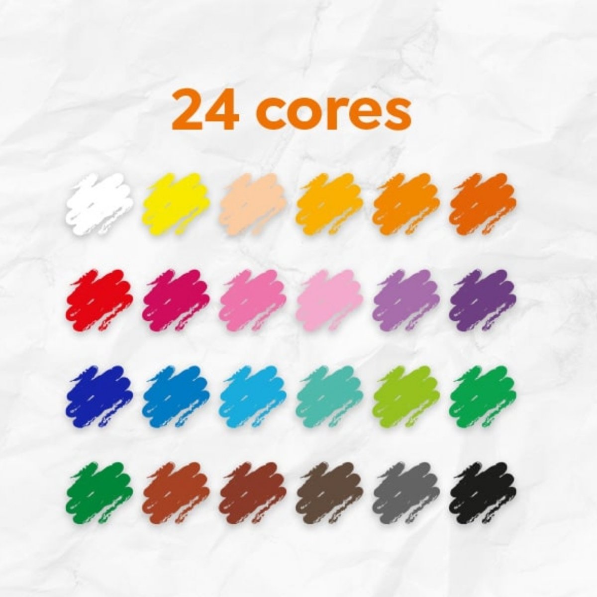 Lápis De Cor – Tris – Mega Soft Color – 24 Cores ** 678252