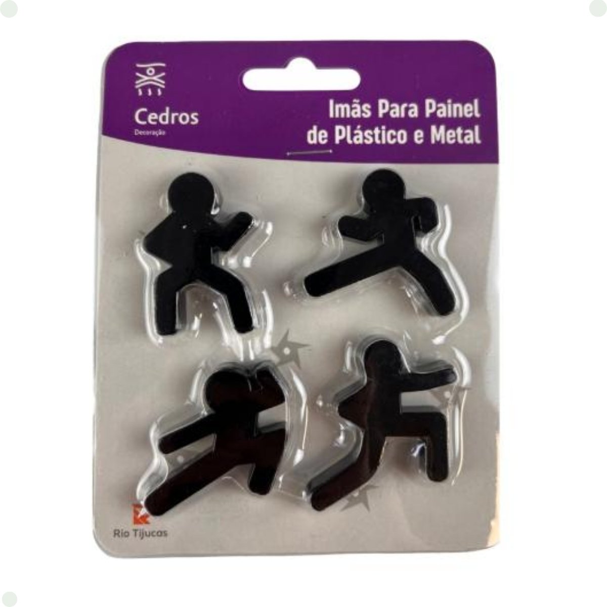 Imã Magnético Multiuso Decorativo Ninja Kit 4 Pecas